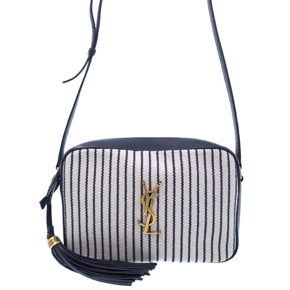 Saint Laurent Quilted Matelasse Paris Lou Camera Chain Shoulder Bag